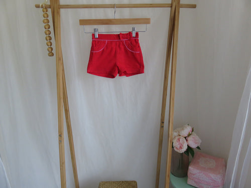 Kids Stuff Girls Red Shorts Size 1