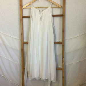 Forever New White Shift Style Dress with Waist Tie