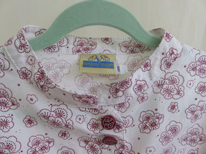 Sergent Major Blossom Print Top Size 6 Years