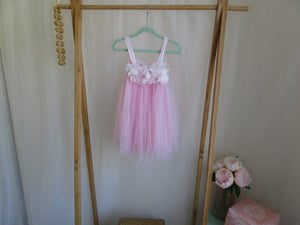 Jacardi Pink Tulle Dress Size 3